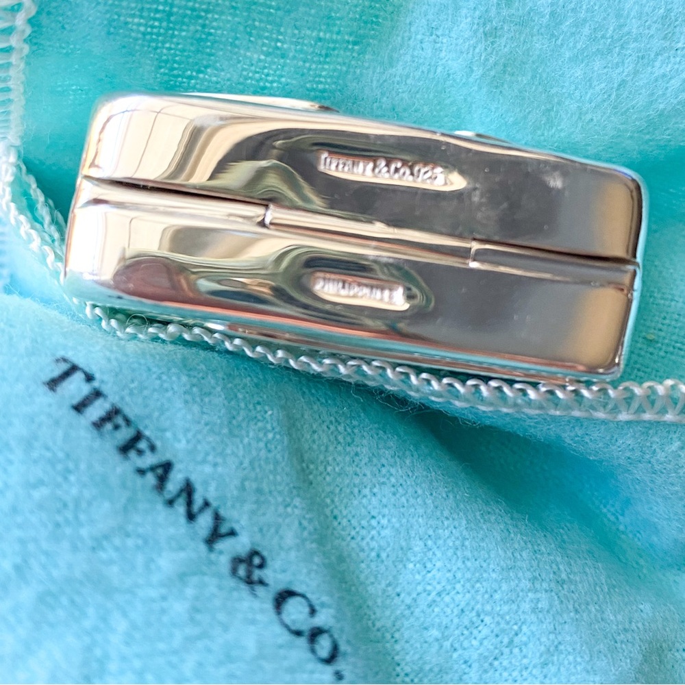 Tiffany & Co. Sterling Silver Travel Luggage Suitcase Pill or Trinket Box - Picture 5 of 11